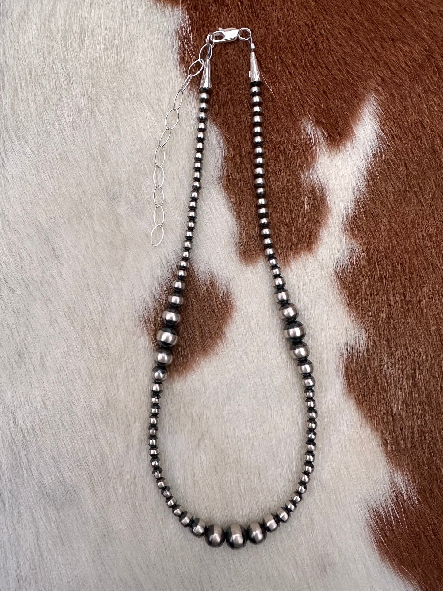 4-8mm Multi Graduated Navajo Pearl Necklace *PREORDER*